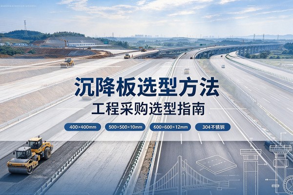 瓜州沉降板选择方法