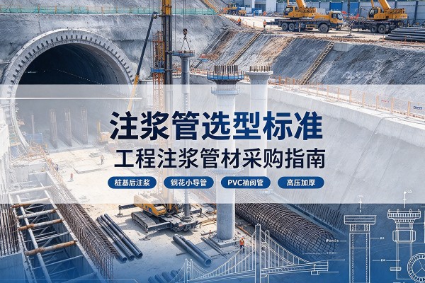 瓜州注浆管选型标准