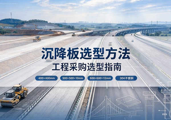 瓜州沉降板选择方法