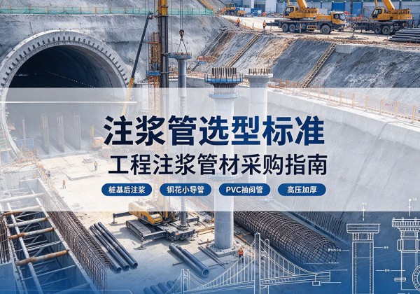 瓜州注浆管选型标准